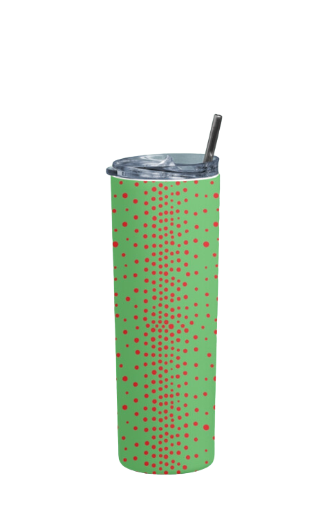 Dotted - Stainless Steel Tumbler Water Bottle 20 OZ(590ml) Coffee Tumbler