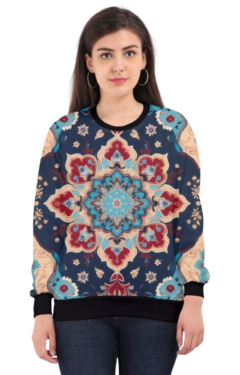 Ethnic - All Over Print Sweatshirt For Women Sweatshirt For College