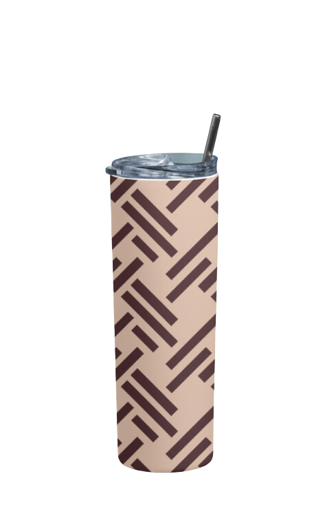 Beige - Stainless Steel Tumbler Water Bottle 20 OZ(590ml) Coffee Tumbler