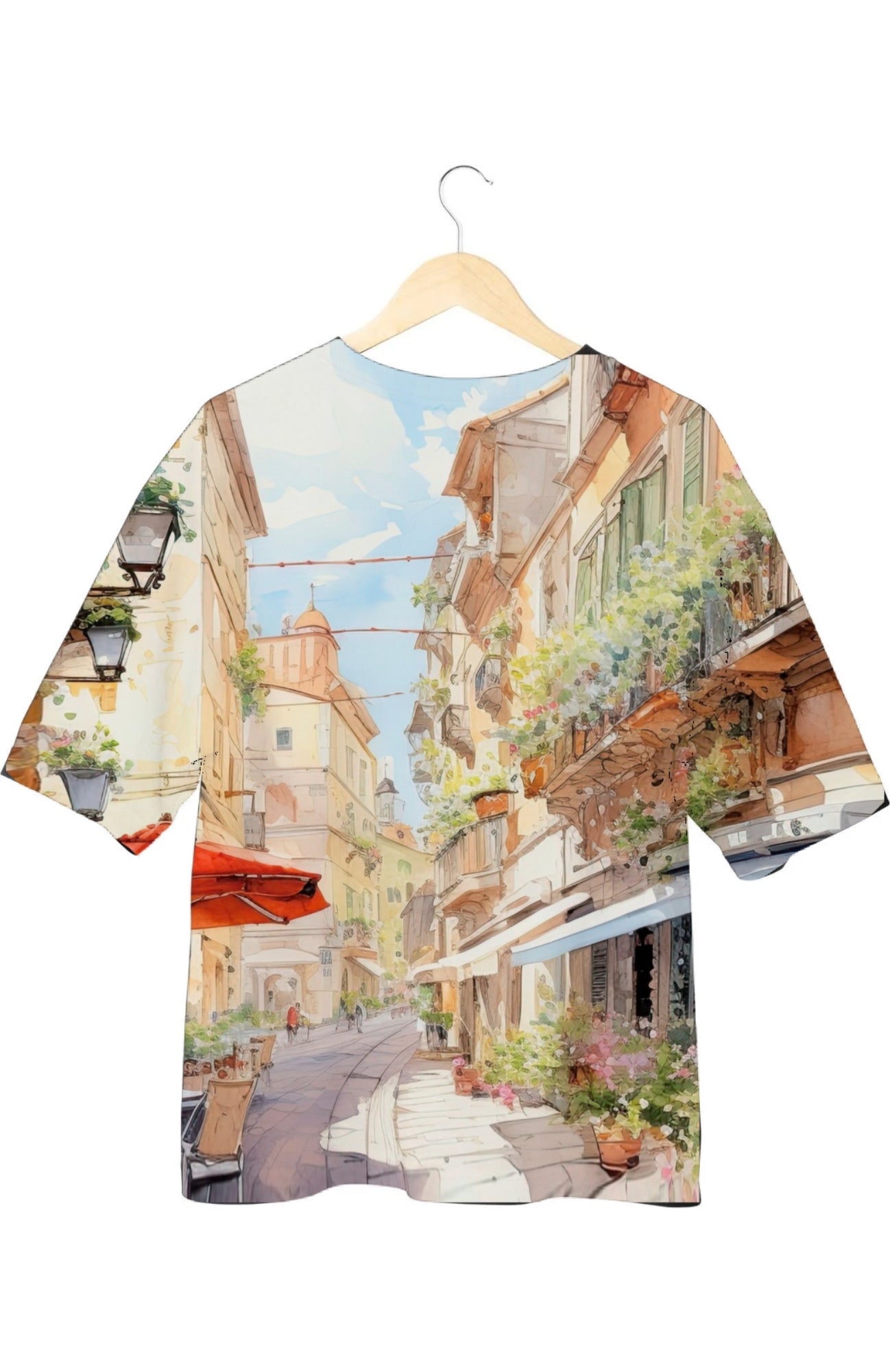 European Clip Art - All Over Print Oversized Tshirt For Men And Women Designer Unisex Tshirt
