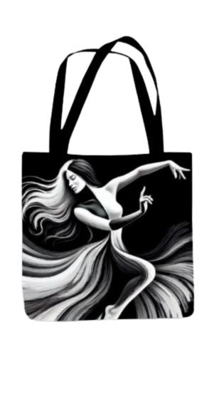 Elysian Hue - All Over Print Canvas Tote Bag With Zipper 15 x 17 inches