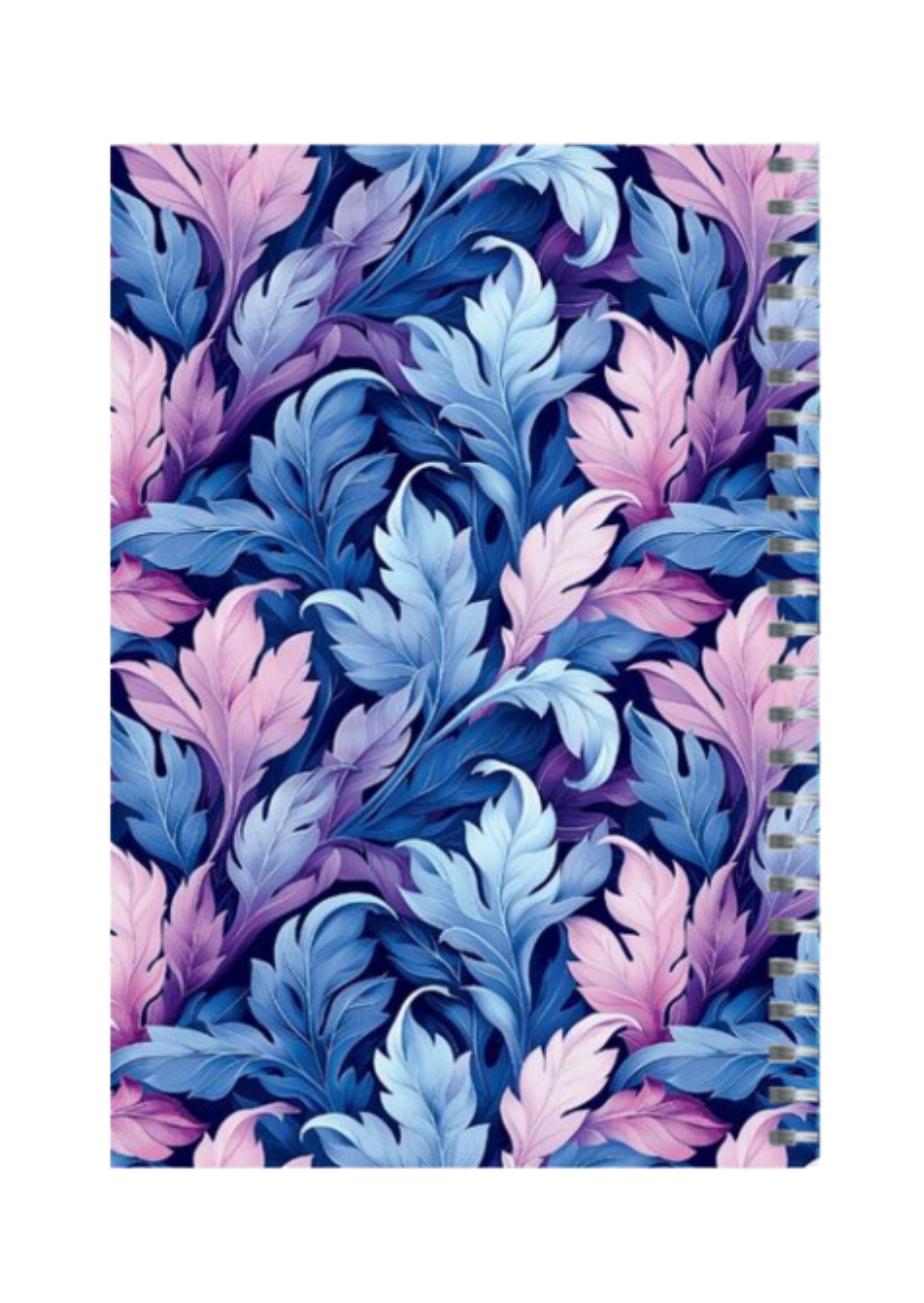 Leaf - Spiral Notepad A5 Unruled Notebook 120 Pages
