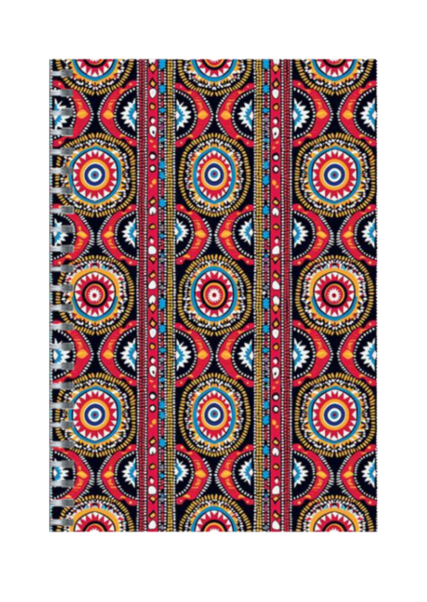 Indian - Spiral Notepad A5 Unruled Notebook 120 Pages