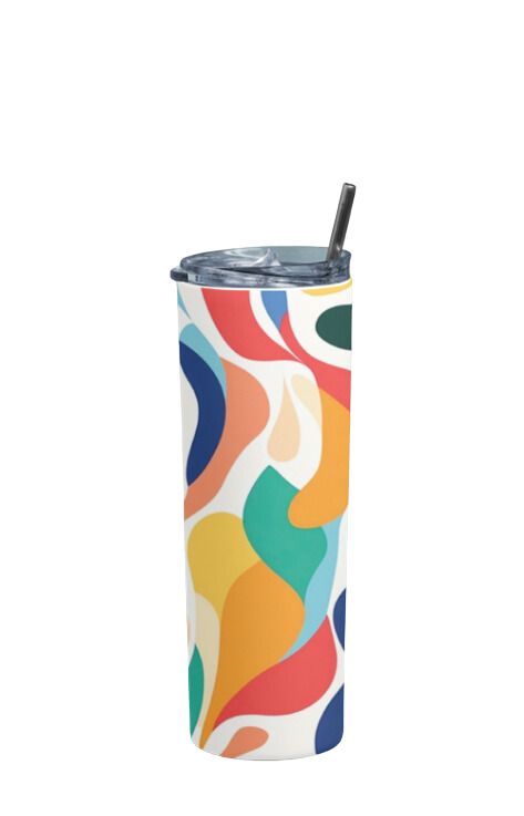Retro - Stainless Steel Tumbler Water Bottle 20 OZ(590ml) Coffee Tumbler
