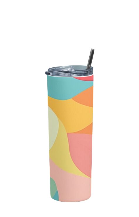 Retro - Stainless Steel Tumbler Water Bottle 20 OZ(590ml) Coffee Tumbler