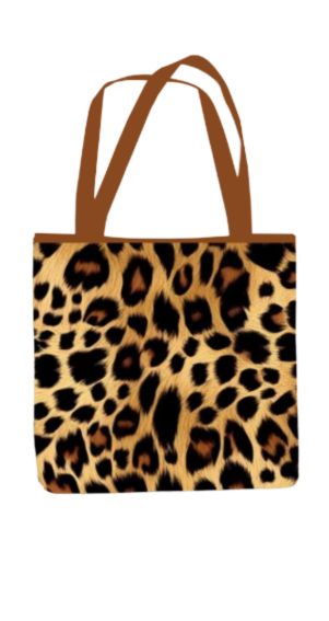 Spotted Mirage - All Over Print Canvas Tote Bag With Zipper 15 x 17 inches