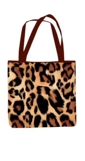 Spotted Mirage - All Over Print Canvas Tote Bag With Zipper 15 x 17 inches