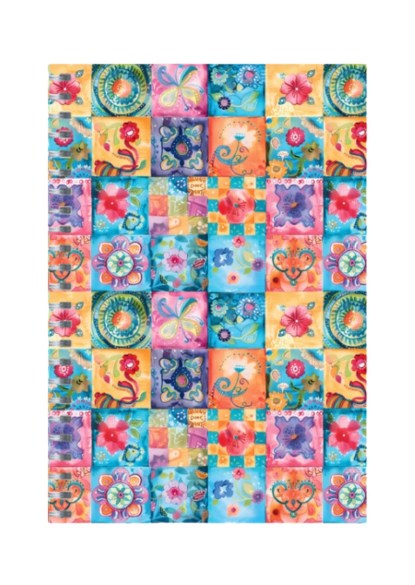 Cross Stich - Spiral Notepad A5 Unruled Notebook 120 Pages
