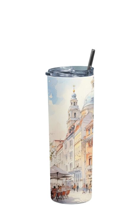 European Landscape - Stainless Steel Tumbler Water Bottle 20 OZ(590ml) Coffee Tumbler