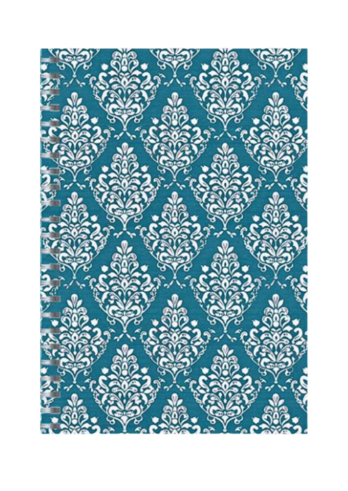 Kashmir - Spiral Notepad A5 Unruled Notebook 120 Pages