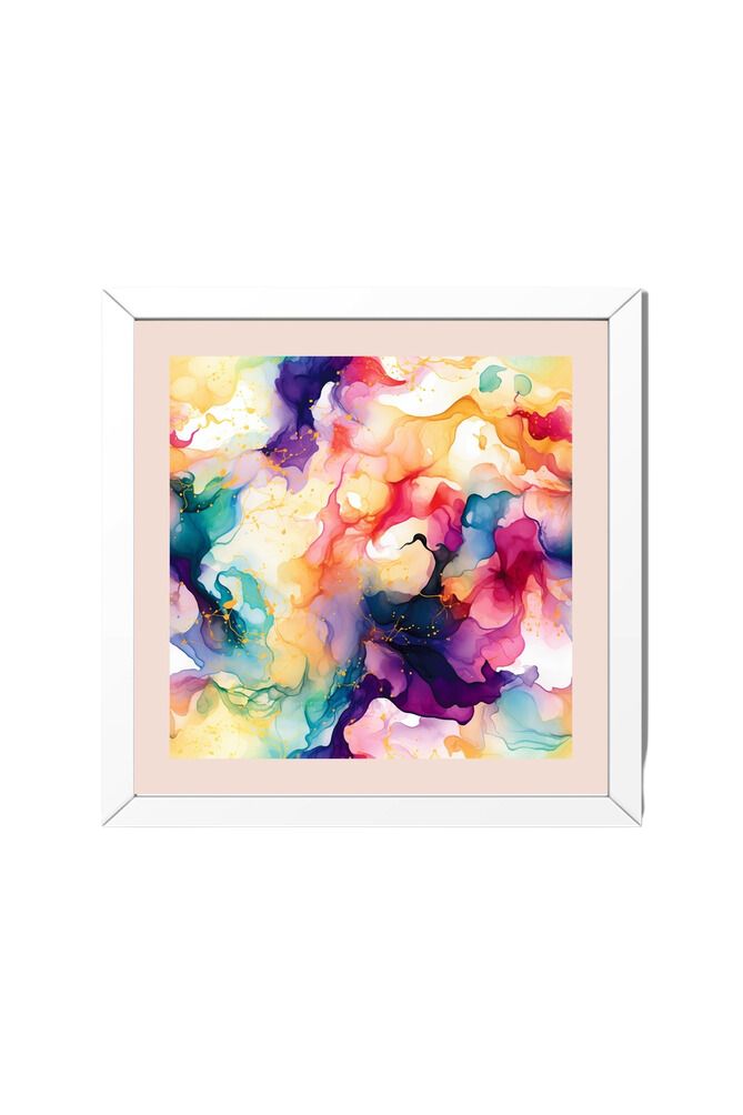 Fluid Art - Wall Art Hanging For Home Decor ( 14 x 14 inches )