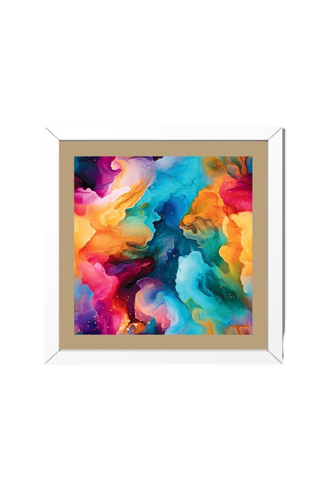 Fluid Art - Wall Art Hanging For Home Decor ( 14 x 14 inches )