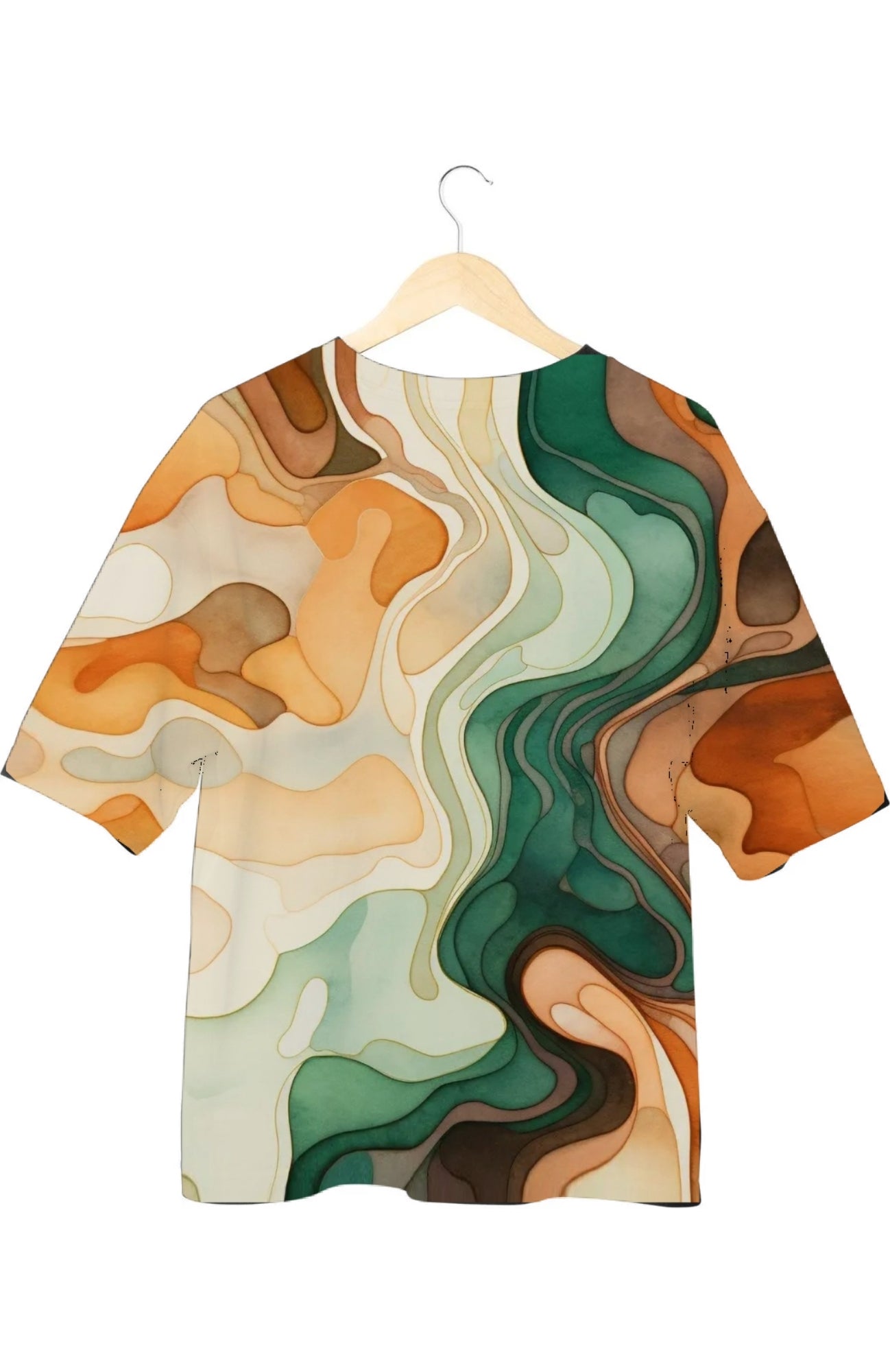 Abstract - All Over Print Oversized Tshirt For Men And Women Designer Unisex Tshirt