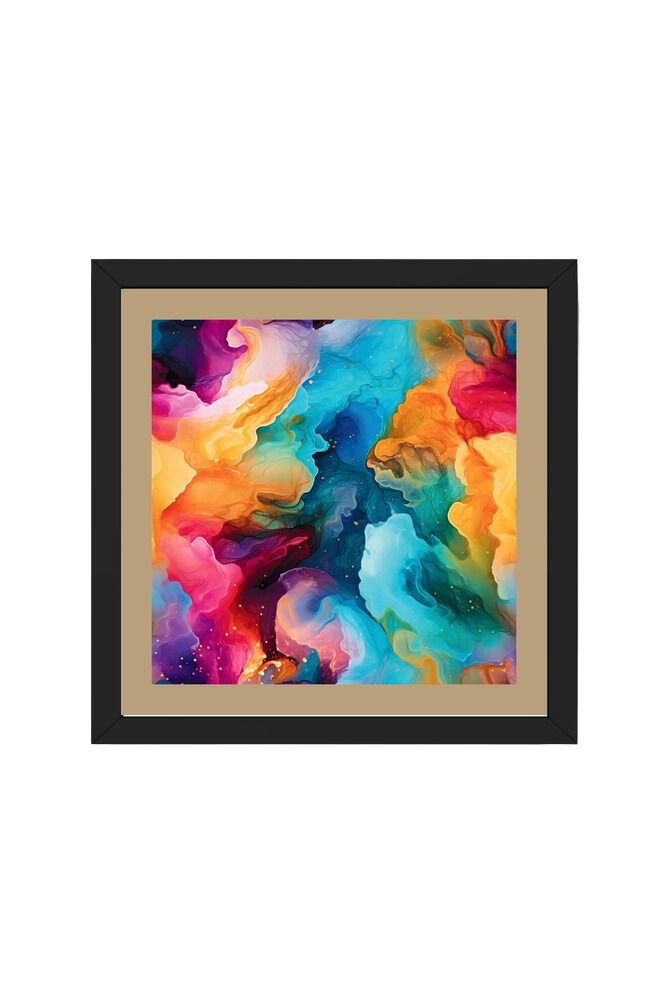 Fluid Art - Wall Art Hanging For Home Decor ( 14 x 14 inches )