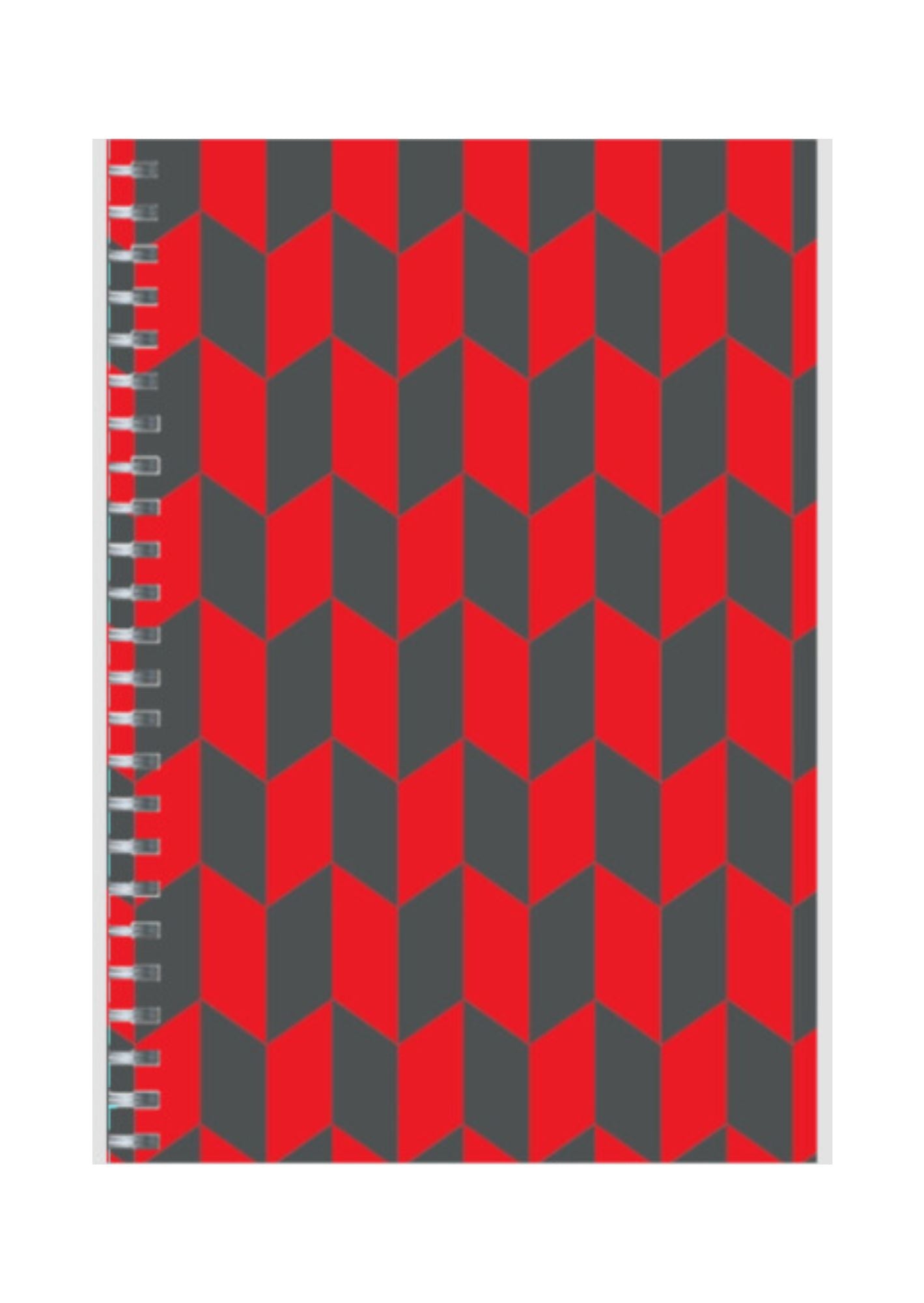 Zig Zag - Spiral Notepad A5 Unruled Notebook 120 Pages
