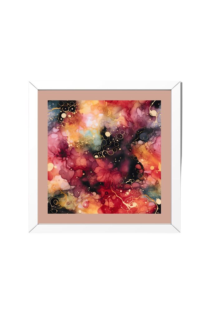 Fluid Art - Wall Art Hanging For Home Decor ( 14 x 14 inches )
