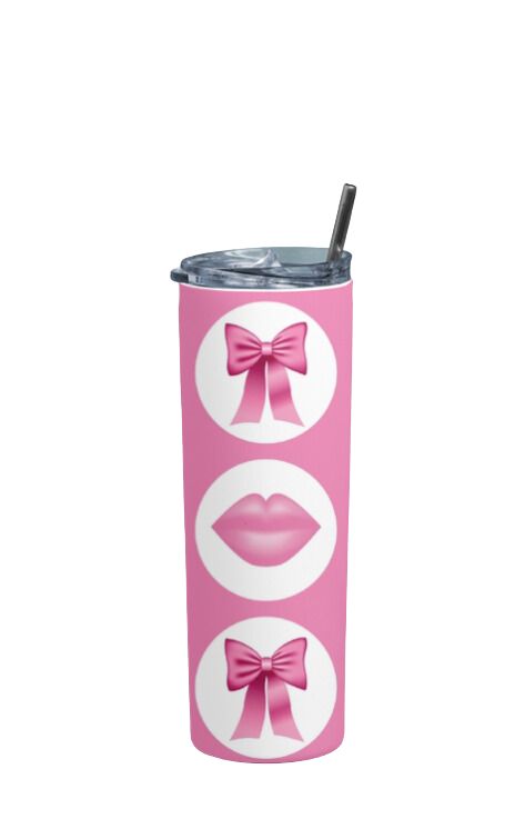 Coquette - Stainless Steel Tumbler Water Bottle 20 OZ(590ml) Coffee Tumbler
