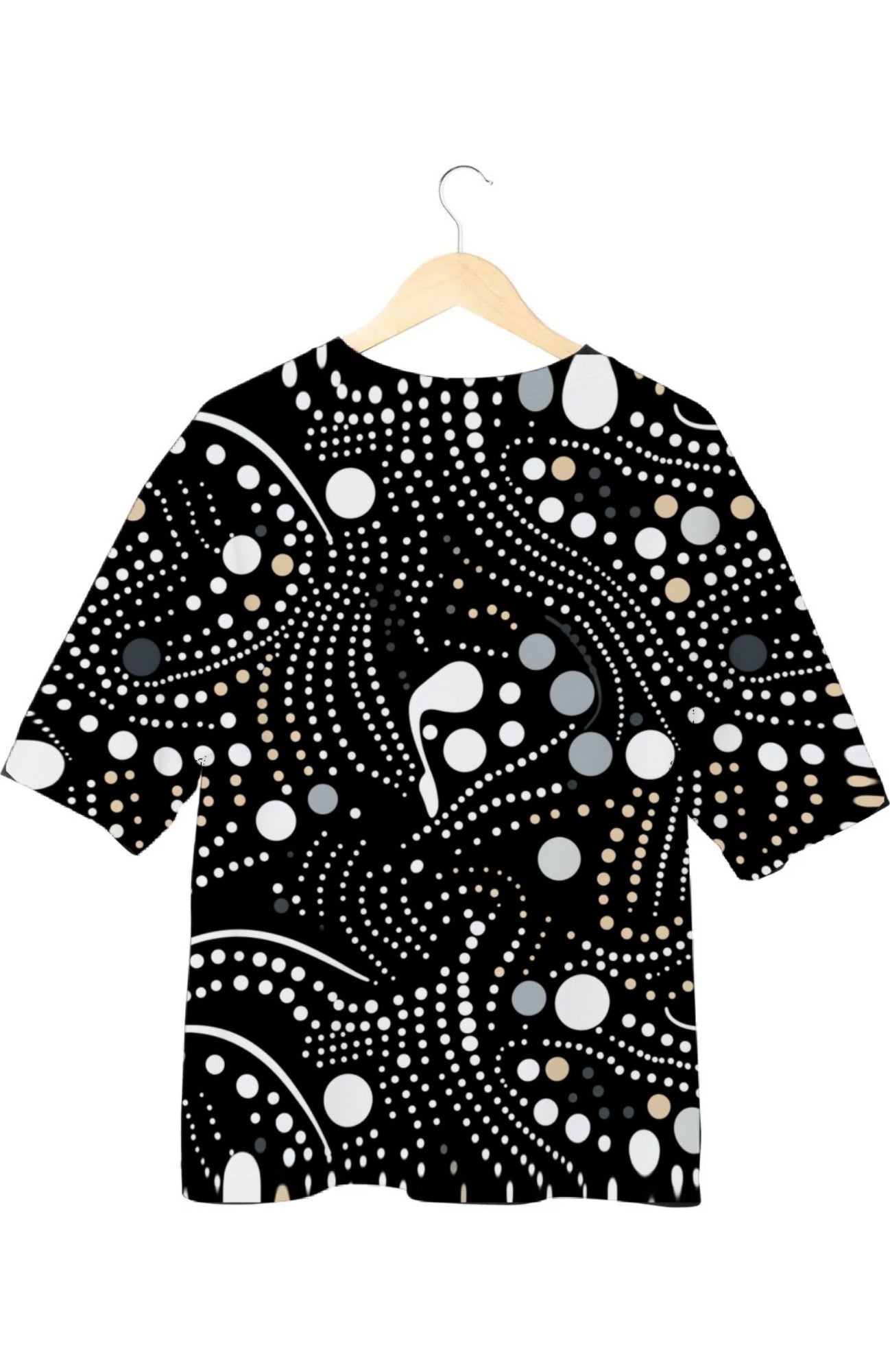 Abstract- All Over Print Oversized Tshirt For Men And Women Designer Unisex Tshirt