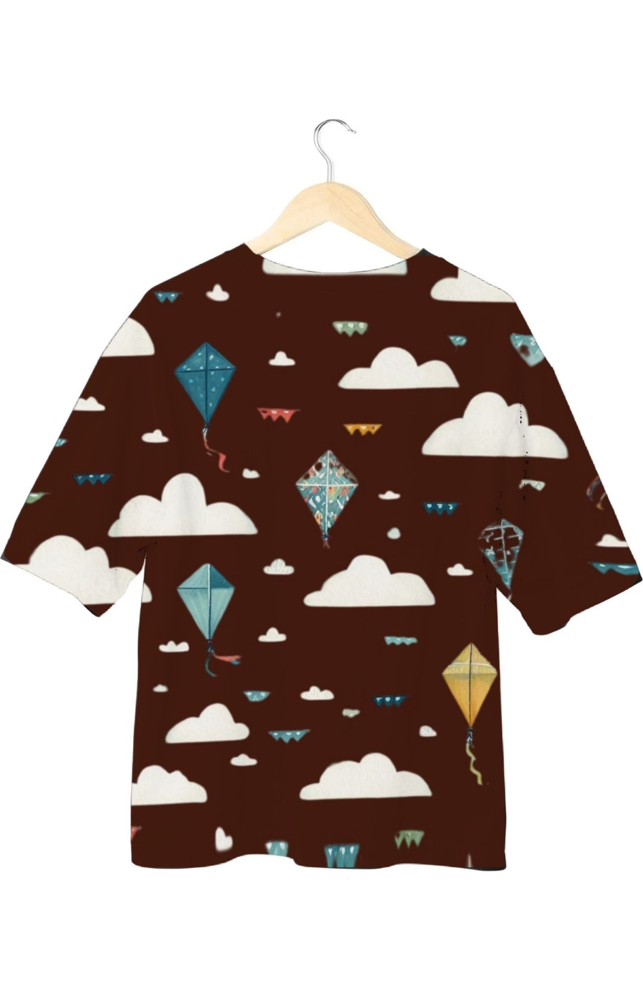 Kite- All Over Print Oversized Tshirt For Men And Women Designer Unisex Tshirt