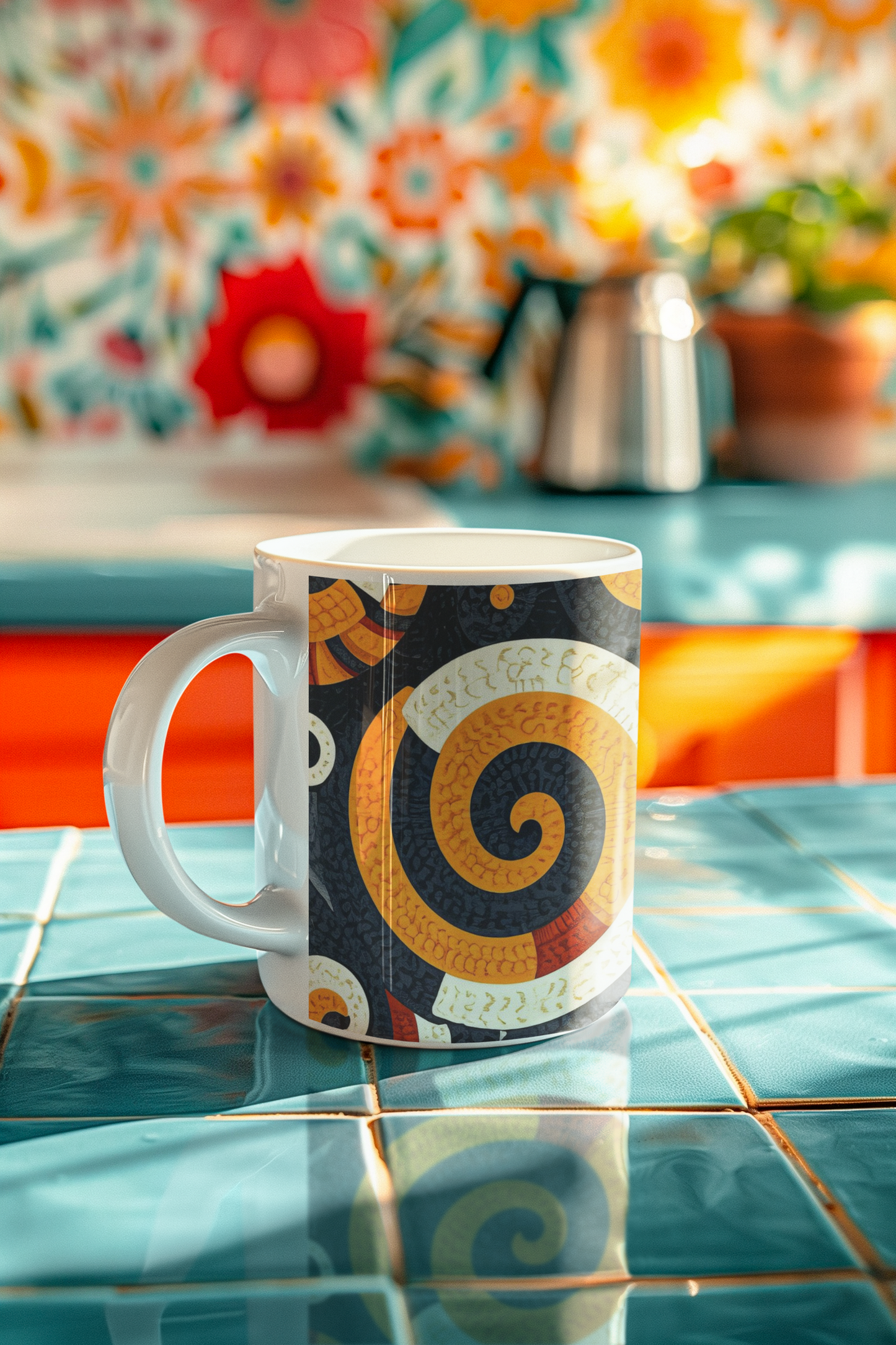 Polka Halo - Ceramic Coffee Mug 11 ounce(330ml)