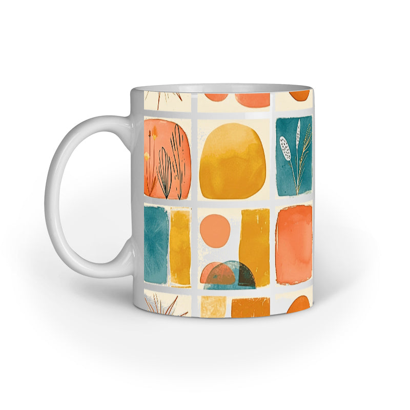 Geometric - Ceramic Coffee Mug 11 ounce(330ml)