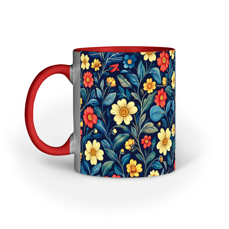 Floral - Ceramic Coffee Mug 11 ounce(330ml)