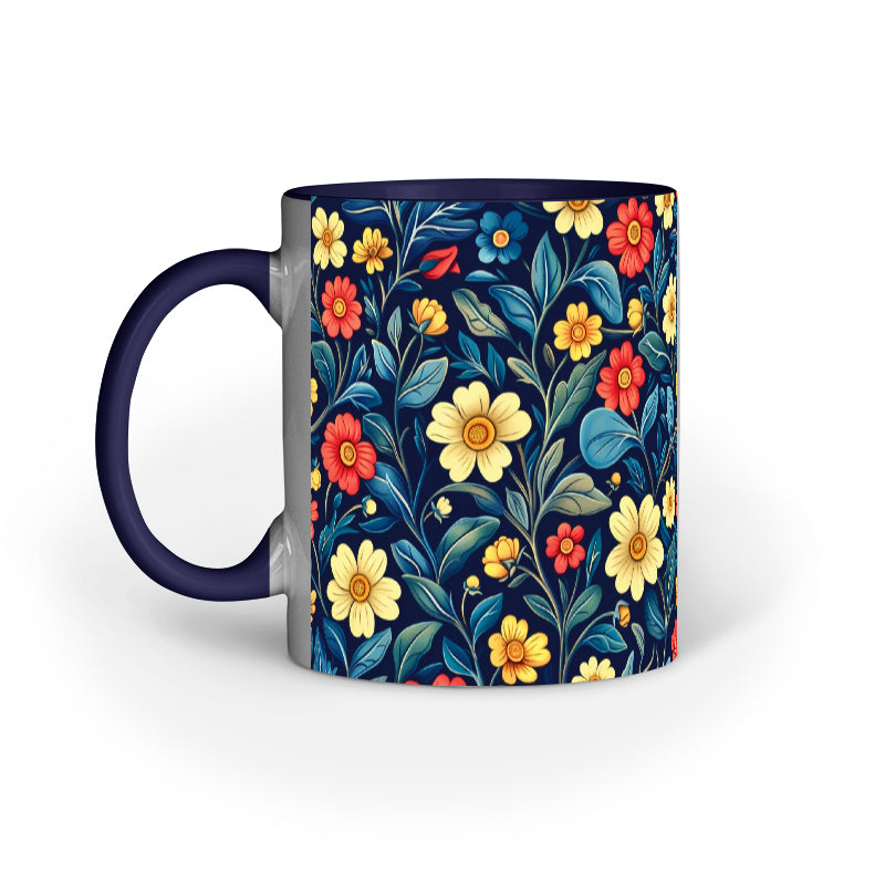 Floral - Ceramic Coffee Mug 11 ounce(330ml)