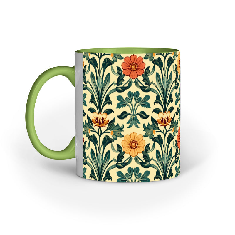 Floral - Ceramic Coffee Mug 11 ounce(330ml)