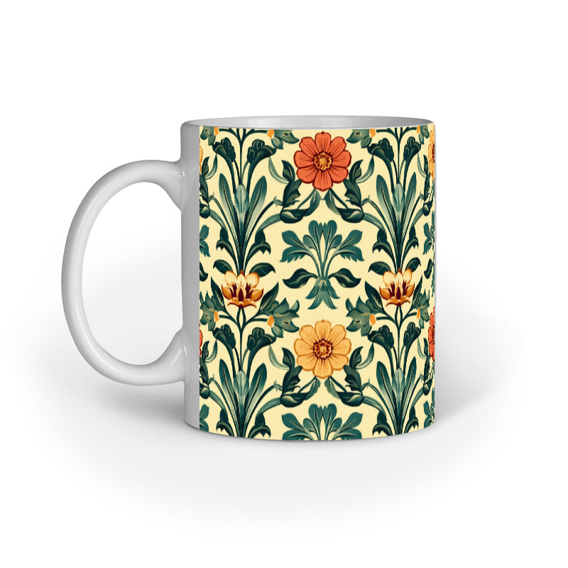 Floral - Ceramic Coffee Mug 11 ounce(330ml)