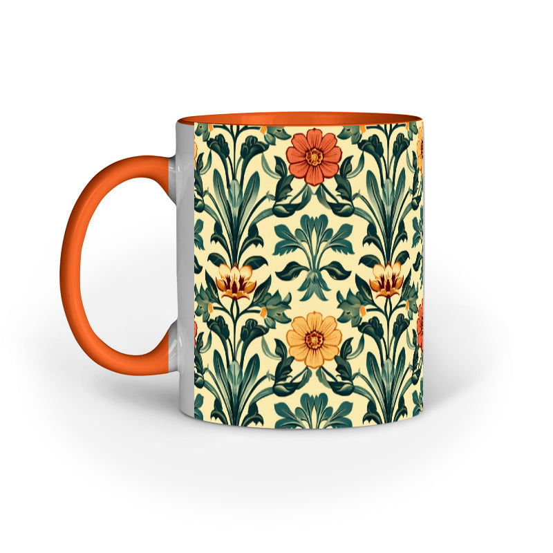 Floral - Ceramic Coffee Mug 11 ounce(330ml)