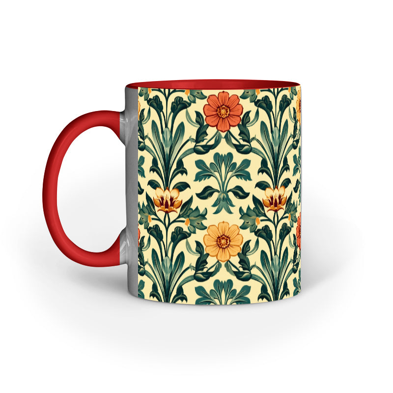 Floral - Ceramic Coffee Mug 11 ounce(330ml)