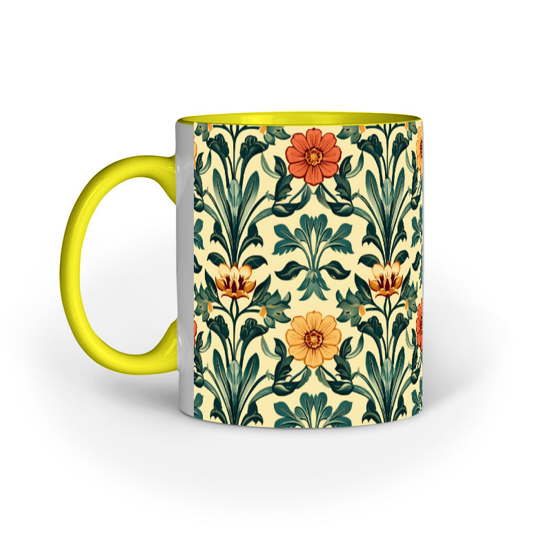 Floral - Ceramic Coffee Mug 11 ounce(330ml)