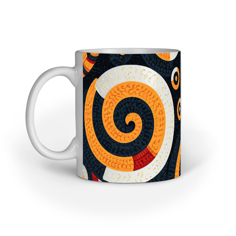 Polka Halo - Ceramic Coffee Mug 11 ounce(330ml)