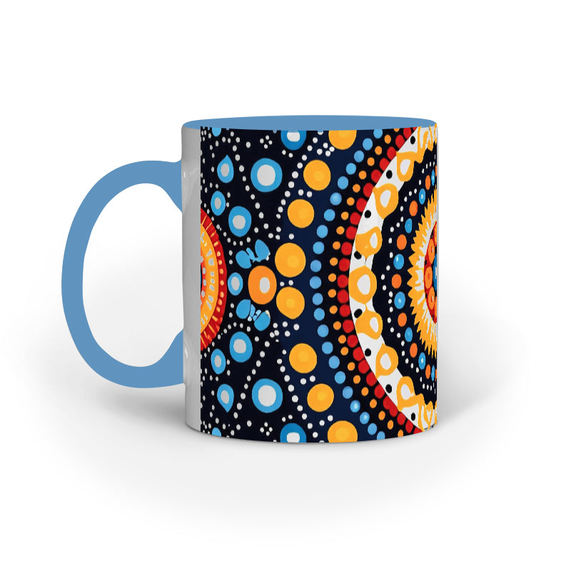 Polka Halo - Ceramic Coffee Mug 11 ounce(330ml)