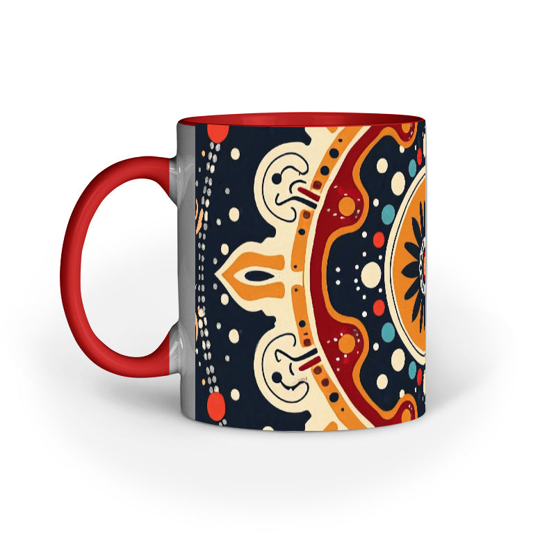 Polka Halo - Ceramic Coffee Mug 11 ounce(330ml)
