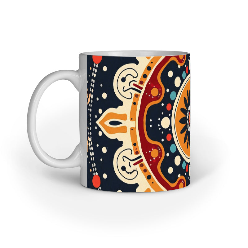 Polka Halo - Ceramic Coffee Mug 11 ounce(330ml)