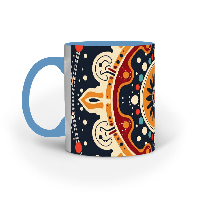 Polka Halo - Ceramic Coffee Mug 11 ounce(330ml)