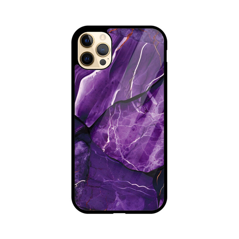 Purple Marble - iPhone Case and Cover