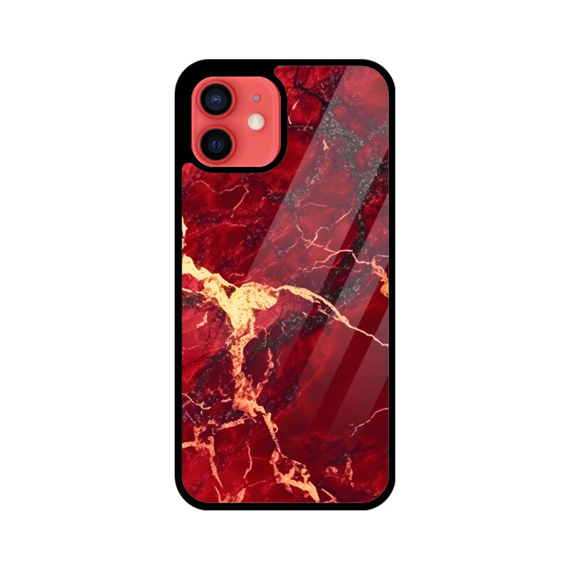 Red Marble - iPhone Case and Cover