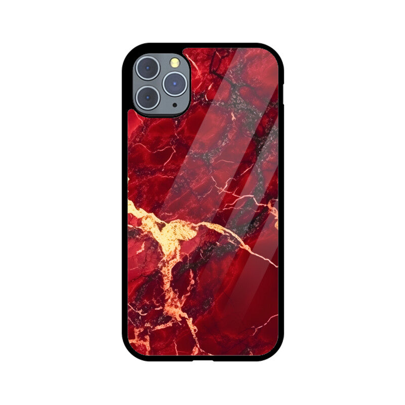 Red Marble - iPhone Case and Cover