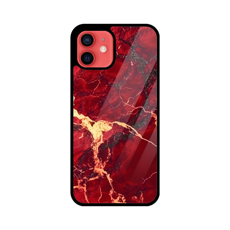 Red Marble - iPhone Case and Cover