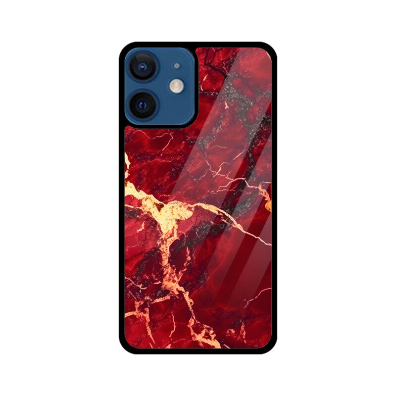 Red Marble - iPhone Case and Cover