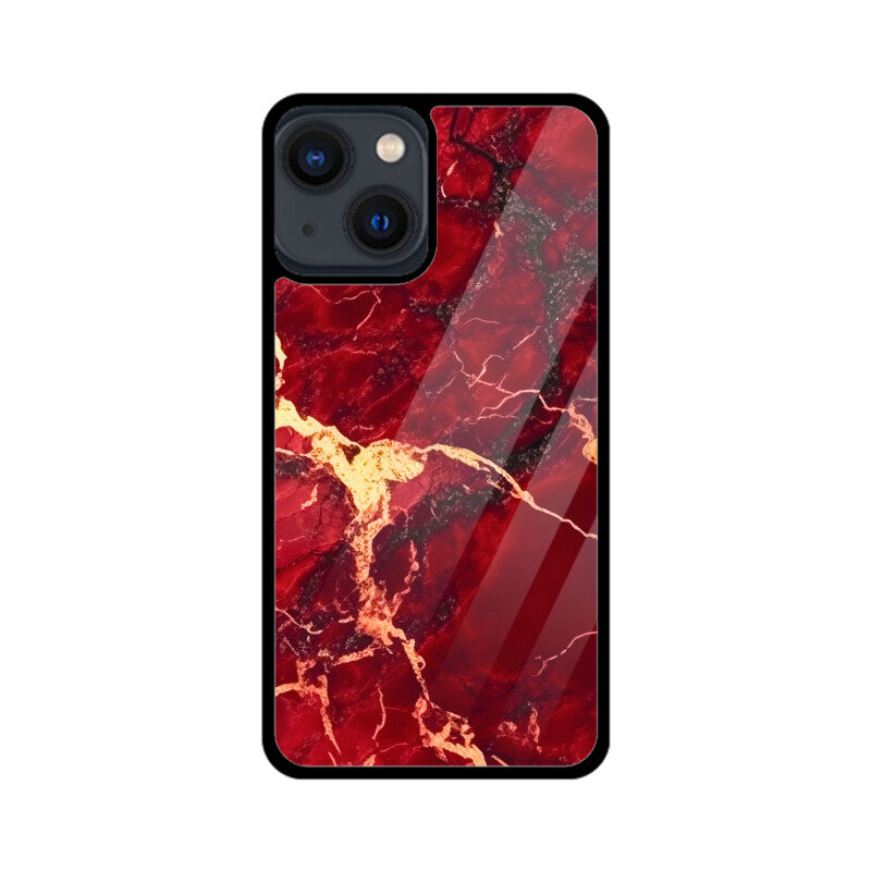 Red Marble - iPhone Case and Cover
