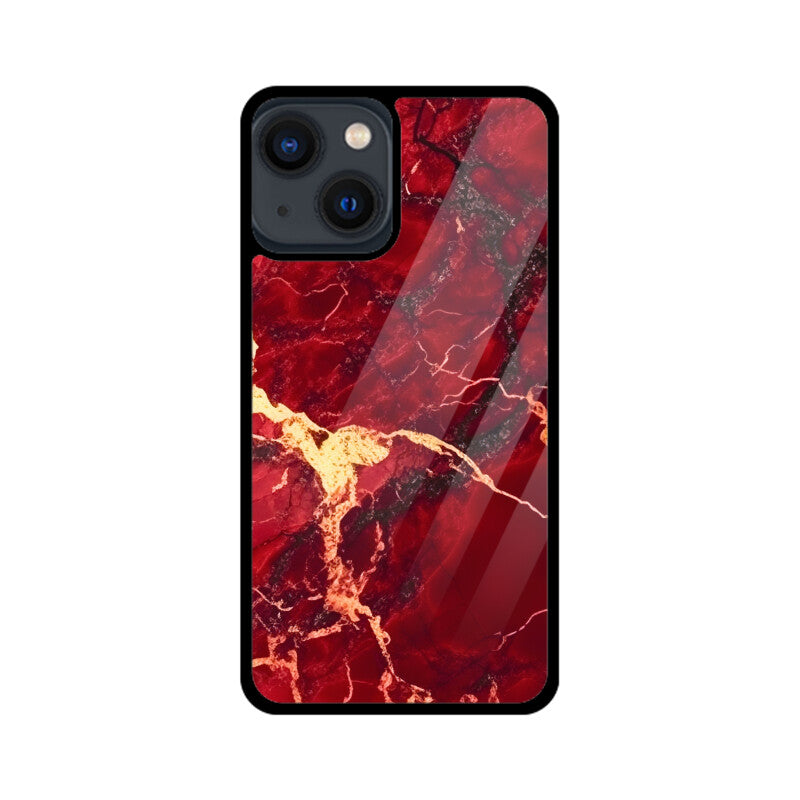 Red Marble - iPhone Case and Cover