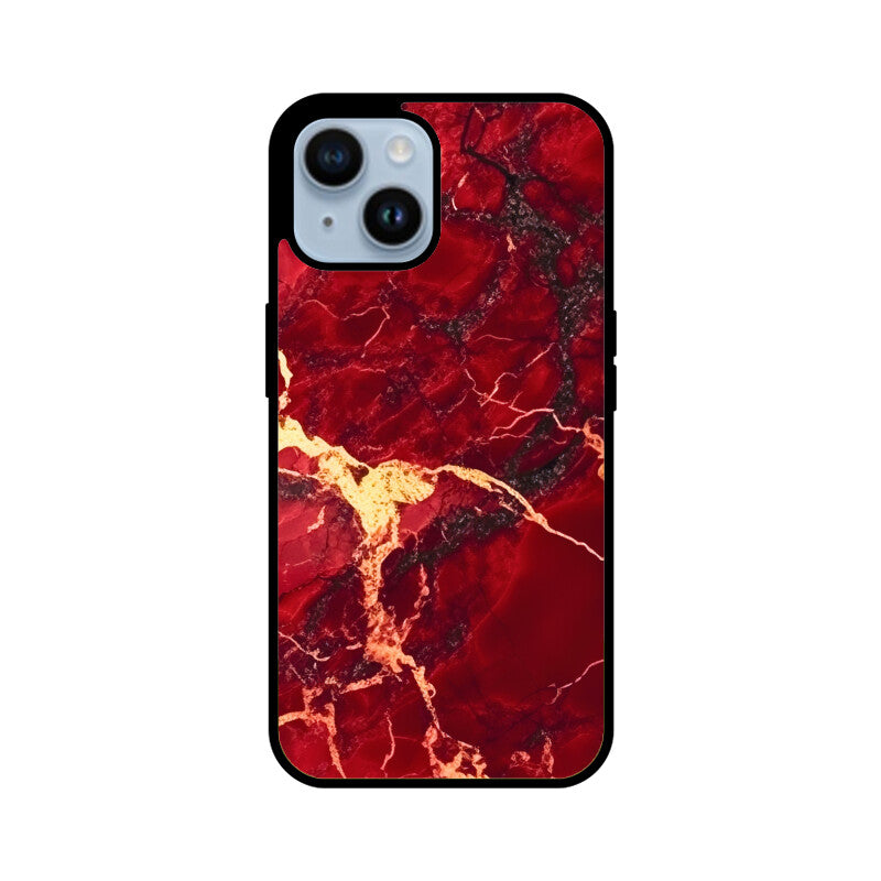 Red Marble - iPhone Case and Cover