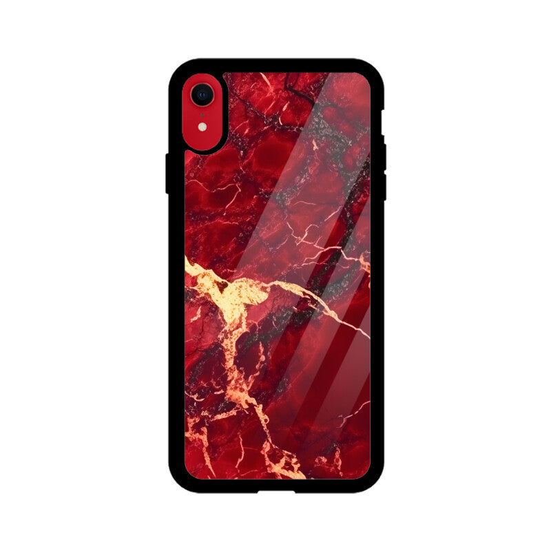 Red Marble - iPhone Case and Cover