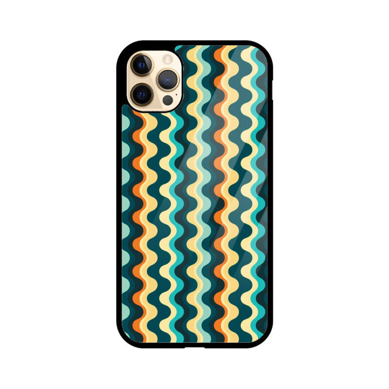 Wavy Retro - iPhone Case and Cover