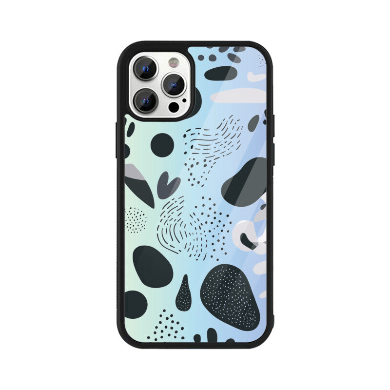 Wavy Ombre Retro - iPhone Case and Cover