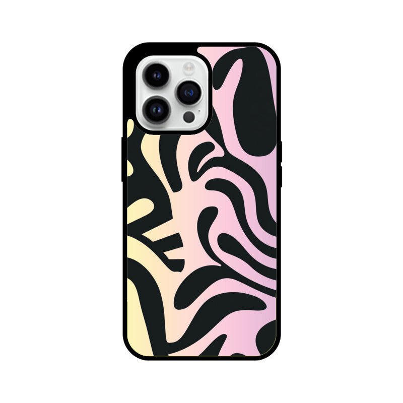 Wavy Ombre Retro - iPhone Case and Cover