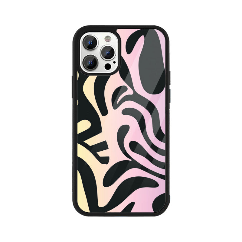 Wavy Ombre Retro - iPhone Case and Cover